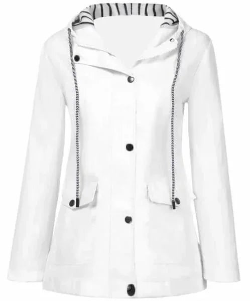 Arienna Shield™ Hooded Rain Jacket | White / S | Toronty Ottawa