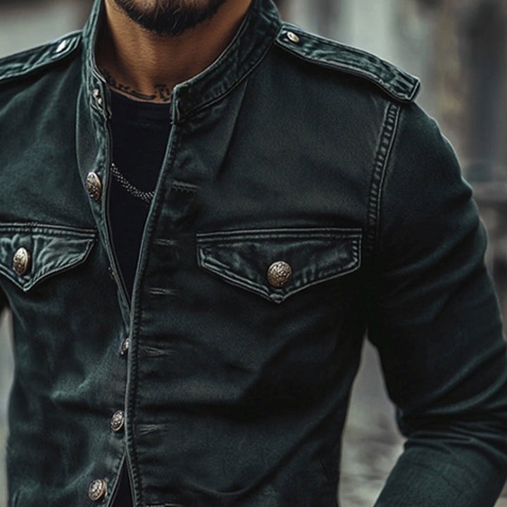 Maverick™ Vintage Denim | Stand Collar