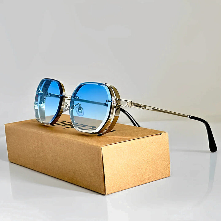 Aurelien | Modern Aviator Sunglasses | Blue | Toronty Ottawa