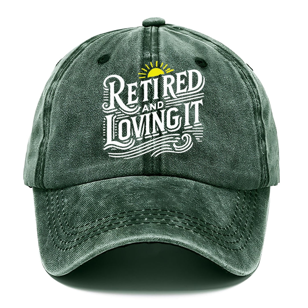 Retired And Loving It Classic Cap | Forest Mist(Green) | Toronty Ottawa