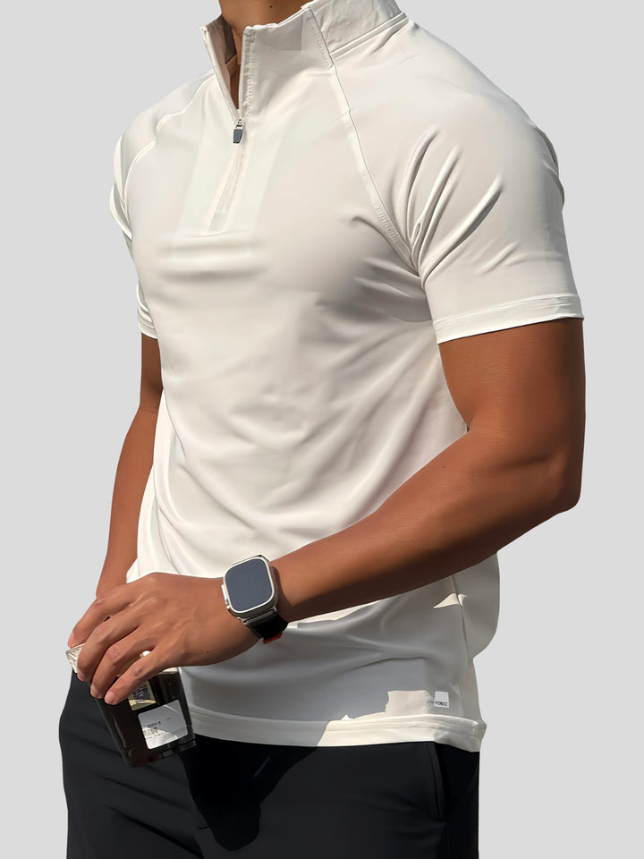 AeroFlex™ Half-Zip Raglan Tee | Classic Fit / White / S | Toronty Ottawa