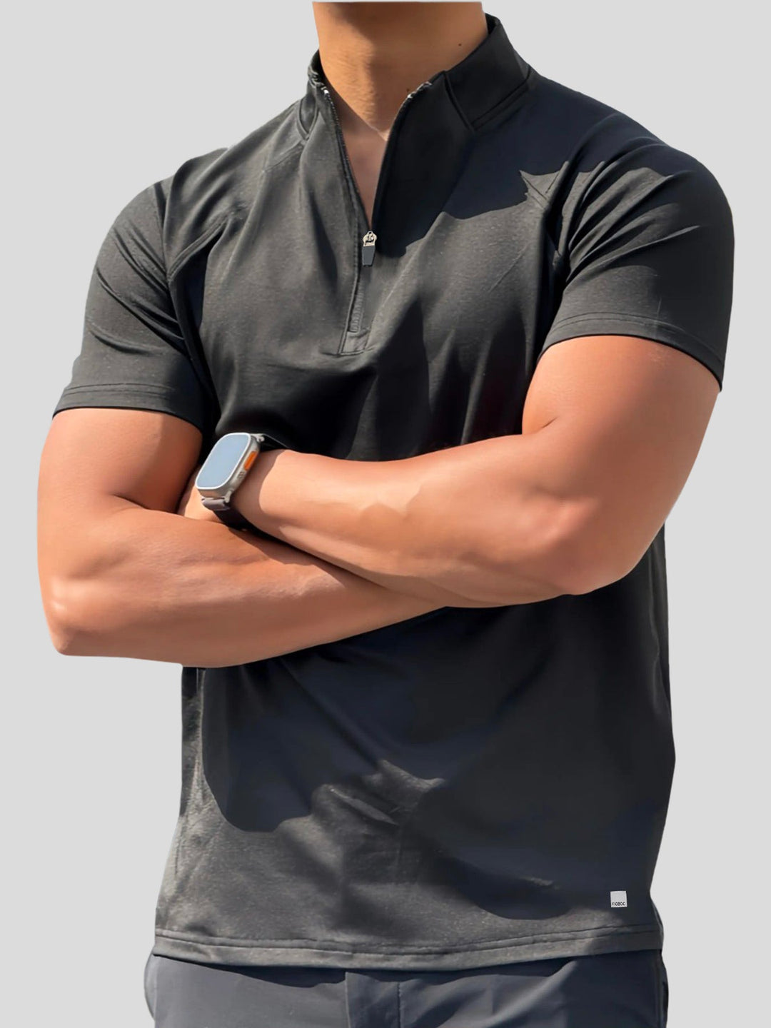 AeroFlex™ Half-Zip Raglan Tee | Classic Fit / black/  | Toronty Ottawa