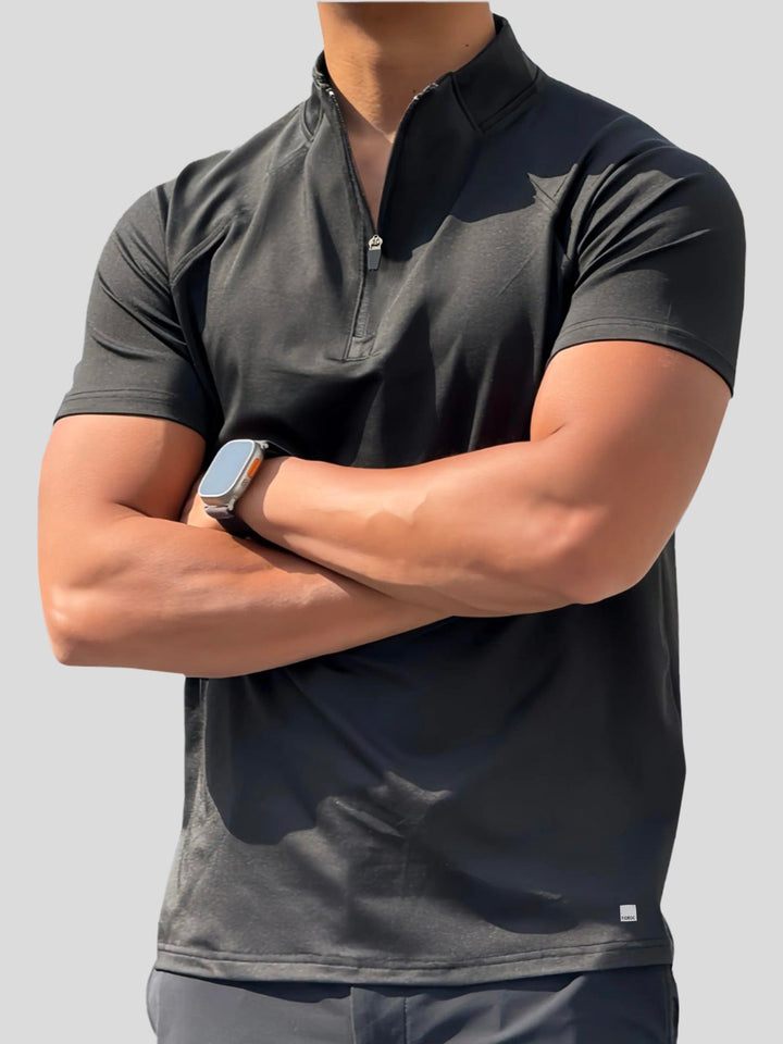 AeroFlex™ Half-Zip Raglan Tee | Classic Fit / black/  | Toronty Ottawa