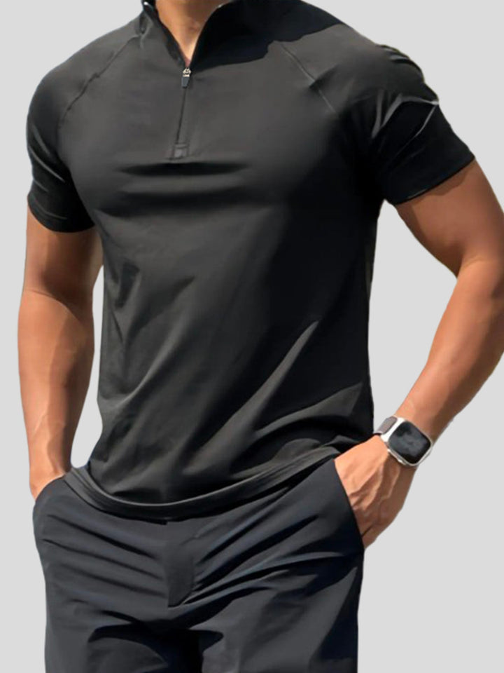 AeroFlex™ Half-Zip Raglan Tee | Classic Fit / White / S | Toronty Ottawa