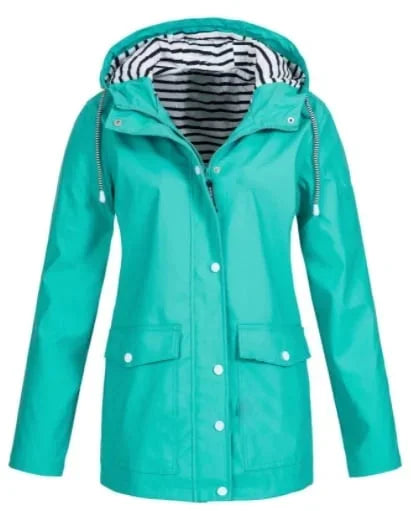 Arienna Shield™ Hooded Rain Jacket | Turquoise / S | Toronty Ottawa