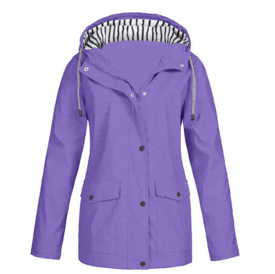 Arienna Shield™ Hooded Rain Jacket | Purple / S | Toronty Ottawa