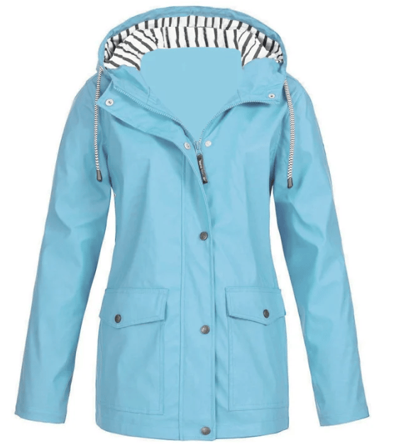 Arienna Shield™ Hooded Rain Jacket | Light Blue / S | Toronty Ottawa