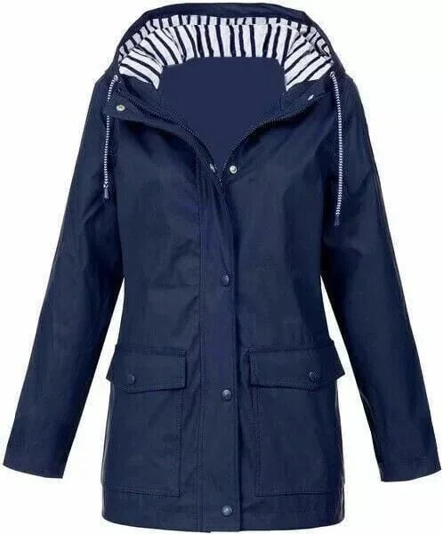 Arienna Shield™ Hooded Rain Jacket | Dark Blue / S | Toronty Ottawa