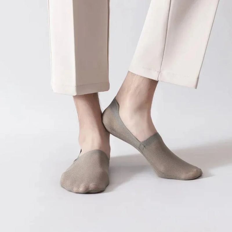 Aerisox™ | Invisible Breathable Anti-Slip Socks | White | Toronty Ottawa