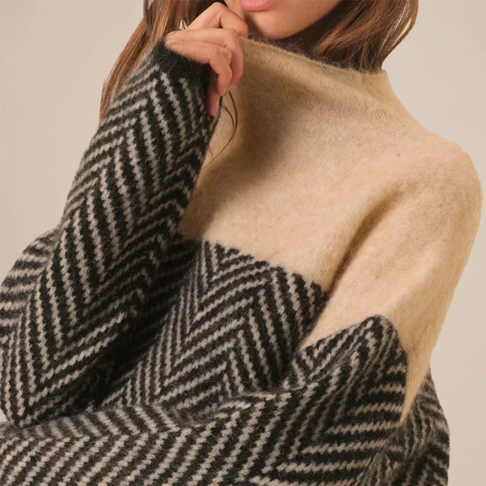 OLIVIA™ - COZY TURTLENECK SWEATER | Beige / XS | Toronty Ottawa