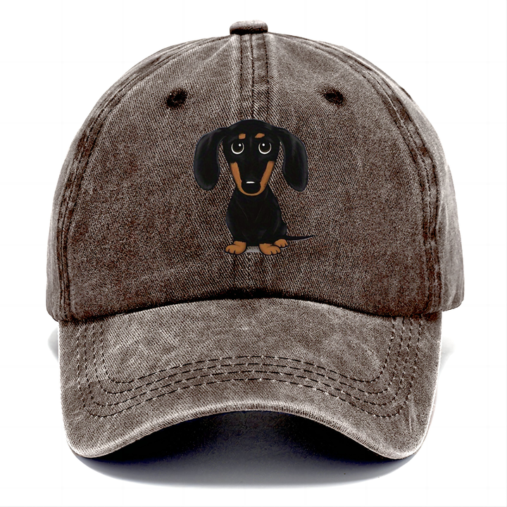 Retro Dachshund Classic Cap | Brown | Toronty Ottawa
