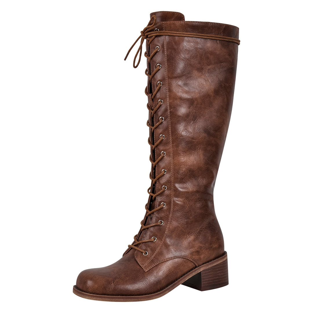 Lace-up Mid-calf Men's Boot