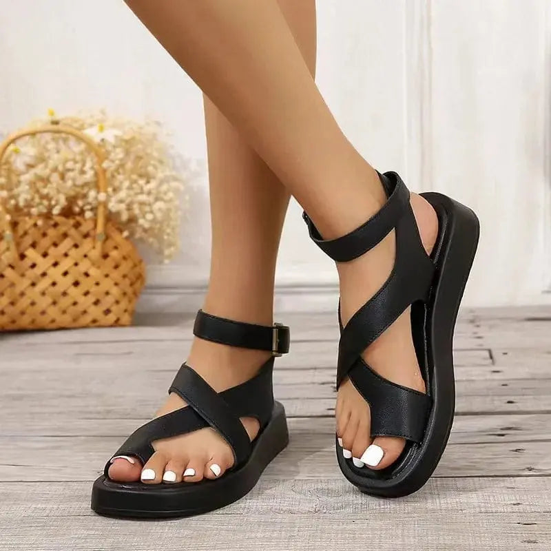 Megan – Supportive Sandals | Black / 5.5 | Toronty Ottawa