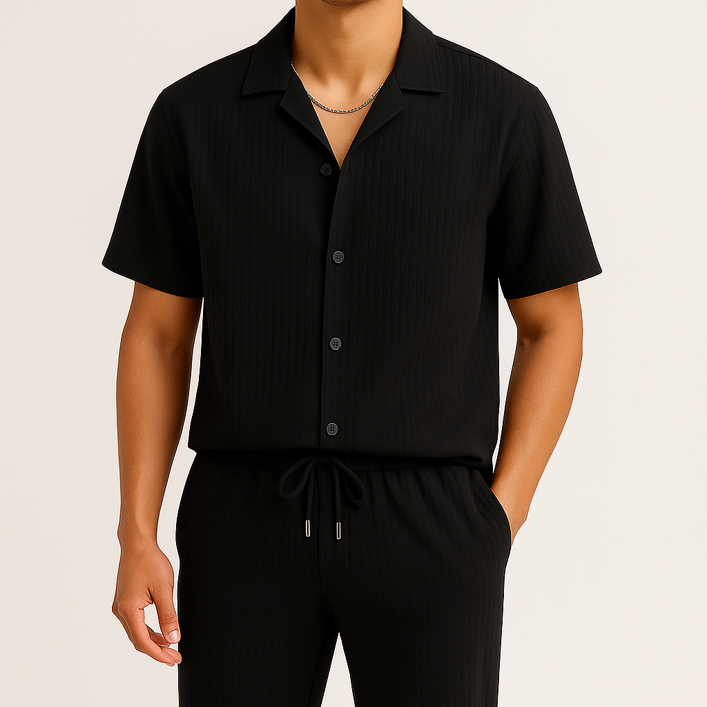 Havenford™ | Men’s Relaxed Linen Set | White / XS | Toronty Ottawa
