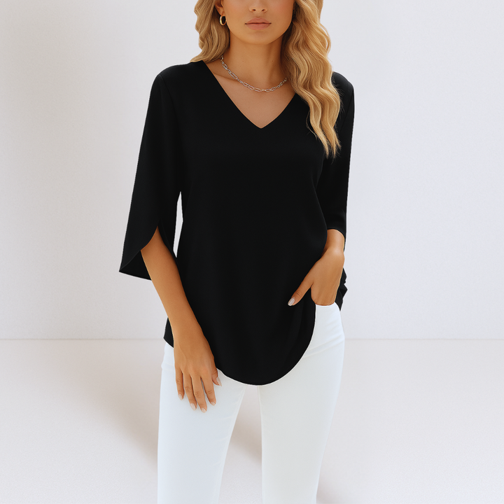 Celestia Breeze™ Elegant Blouse | Black / S | Toronty Ottawa