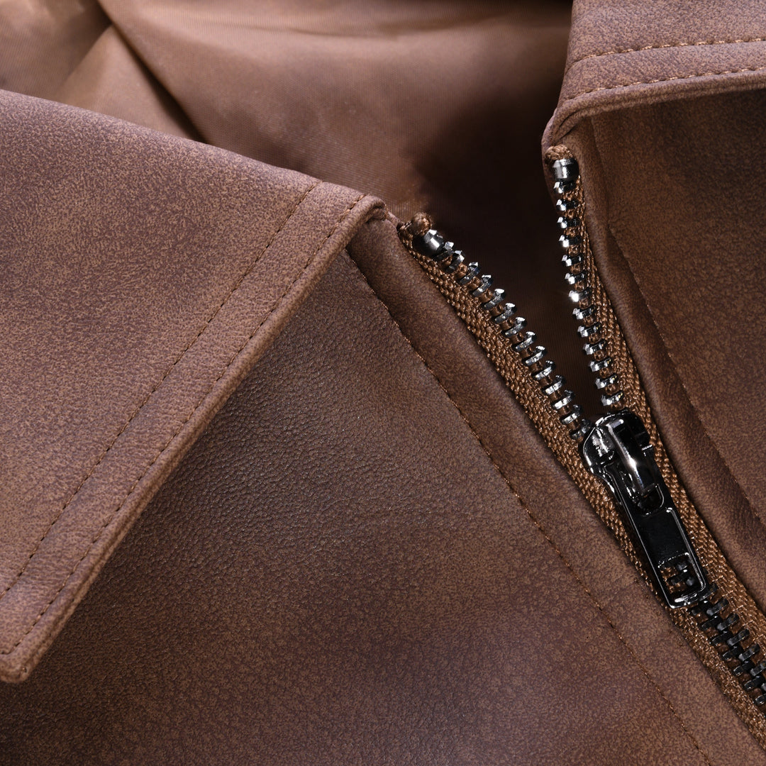 Fenix™ Zipper PU | Leather Jacket