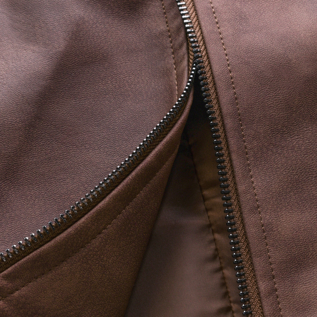 Fenix™ Zipper PU | Leather Jacket