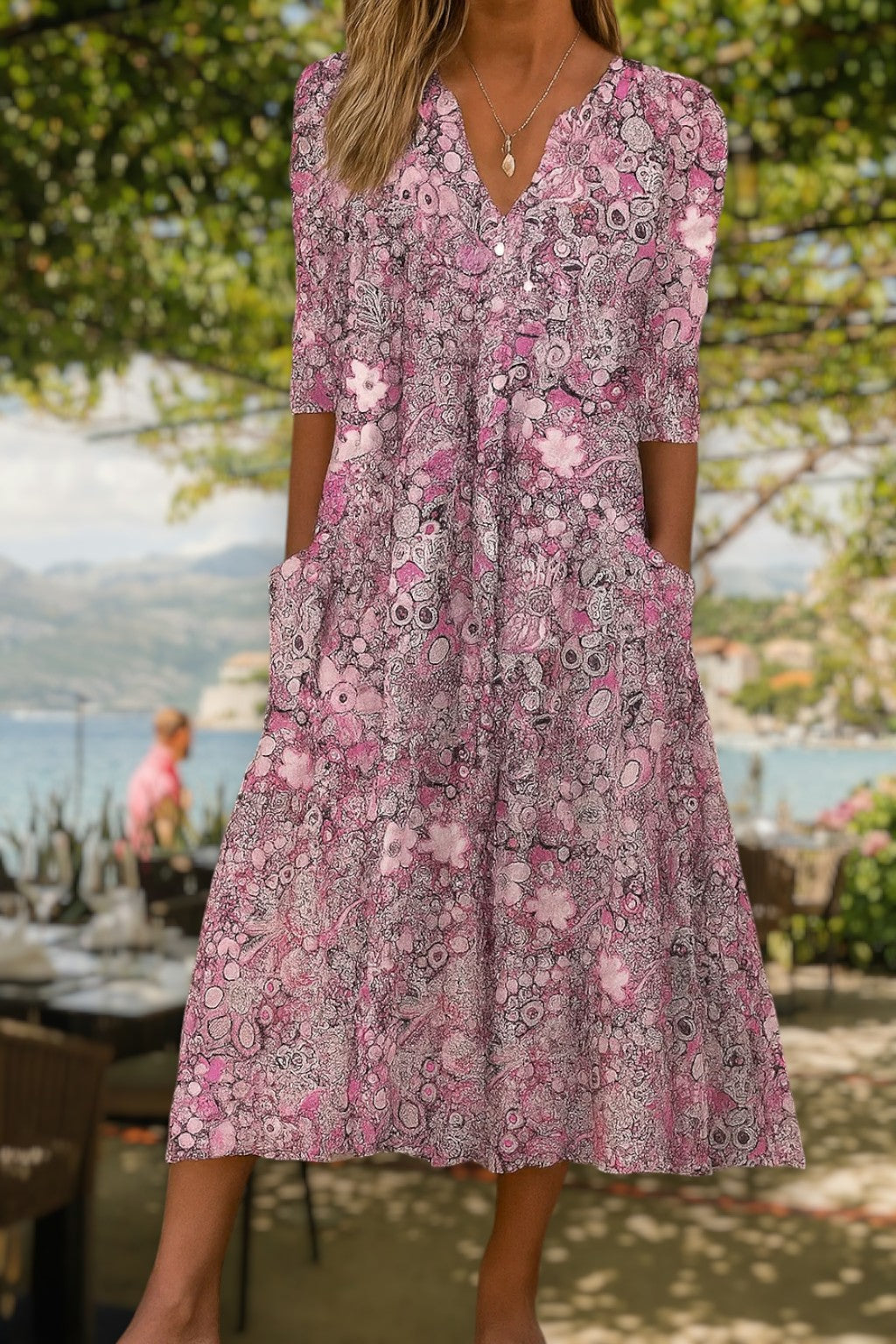 Elysian Ease Dress | Blue / S | Toronty Ottawa