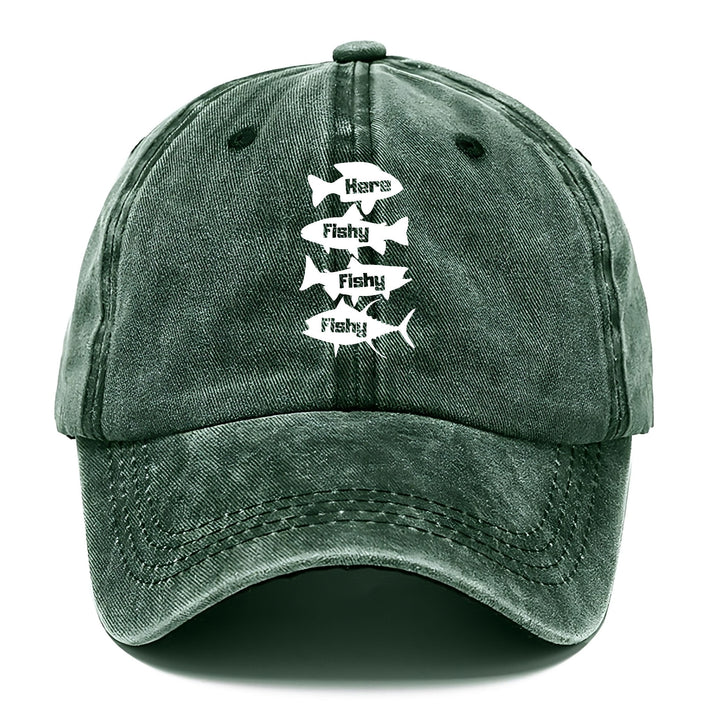 Here Fishy Fishy Fishy! Classic Cap | Forest Mist(Green) | Toronty Ottawa