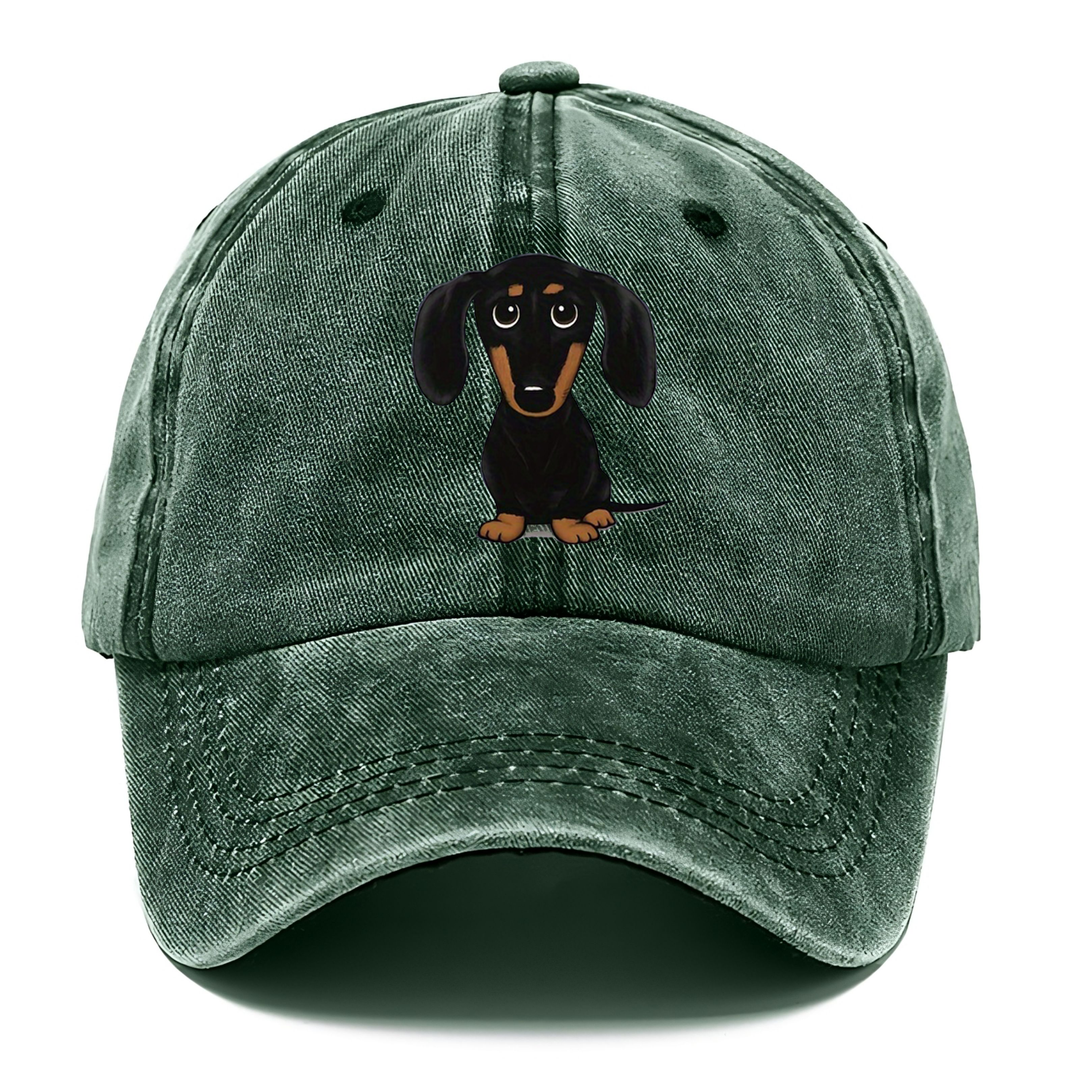 Retro Dachshund Classic Cap | Forest Mist(Green) | Toronty Ottawa