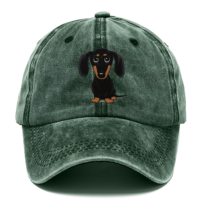 Retro Dachshund Classic Cap | Forest Mist(Green) | Toronty Ottawa