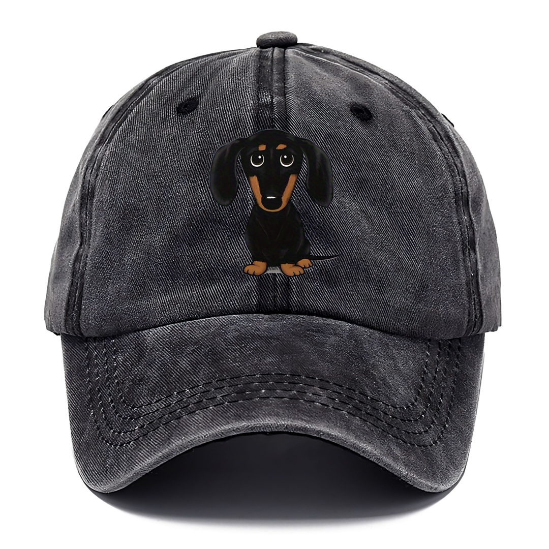 Retro Dachshund Classic Cap | Graphite | Toronty Ottawa