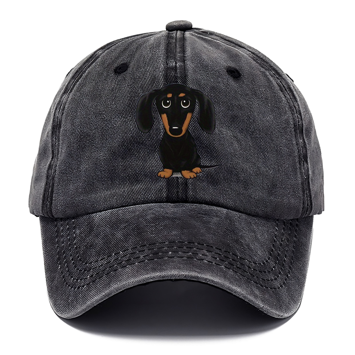 Retro Dachshund Classic Cap | Graphite | Toronty Ottawa