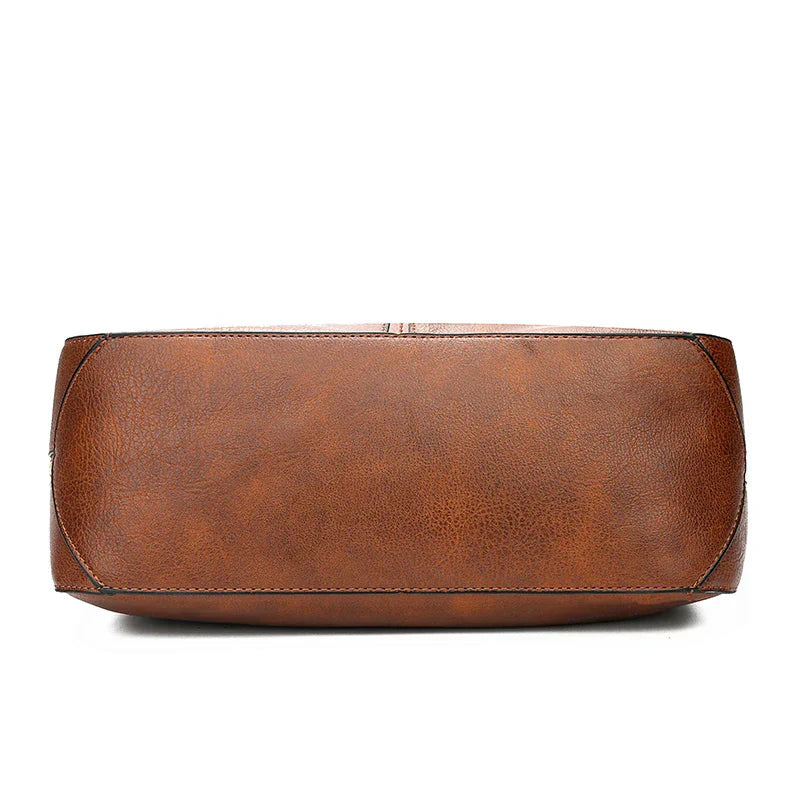 HARRIET - Leather shoulder bag | Black | Toronty Ottawa
