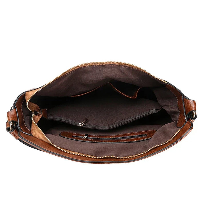 HARRIET - Leather shoulder bag | Black | Toronty Ottawa