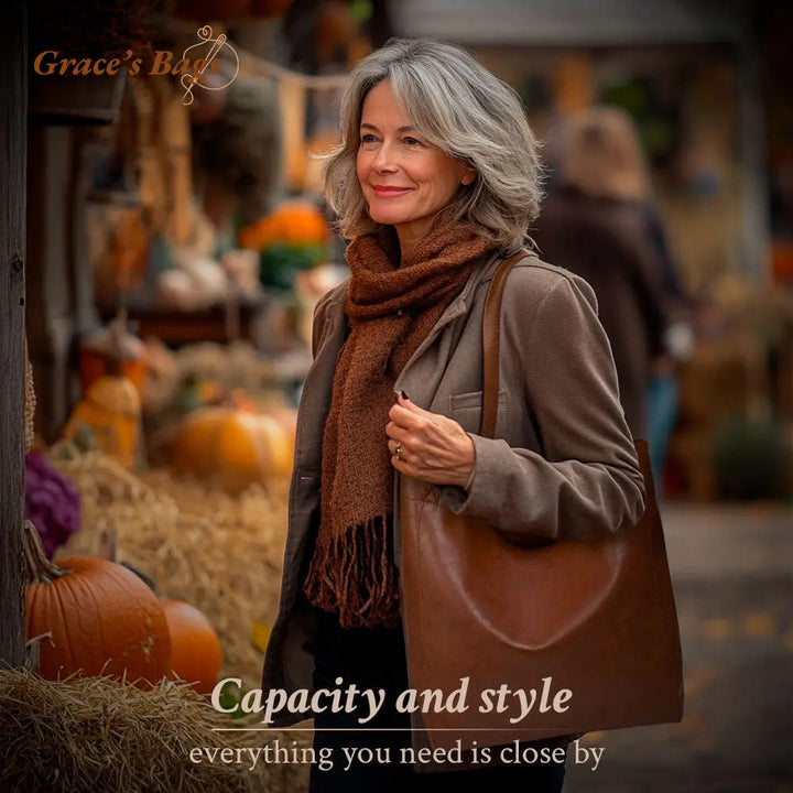Marja® | Leather Handbag | Brown | Toronty Ottawa
