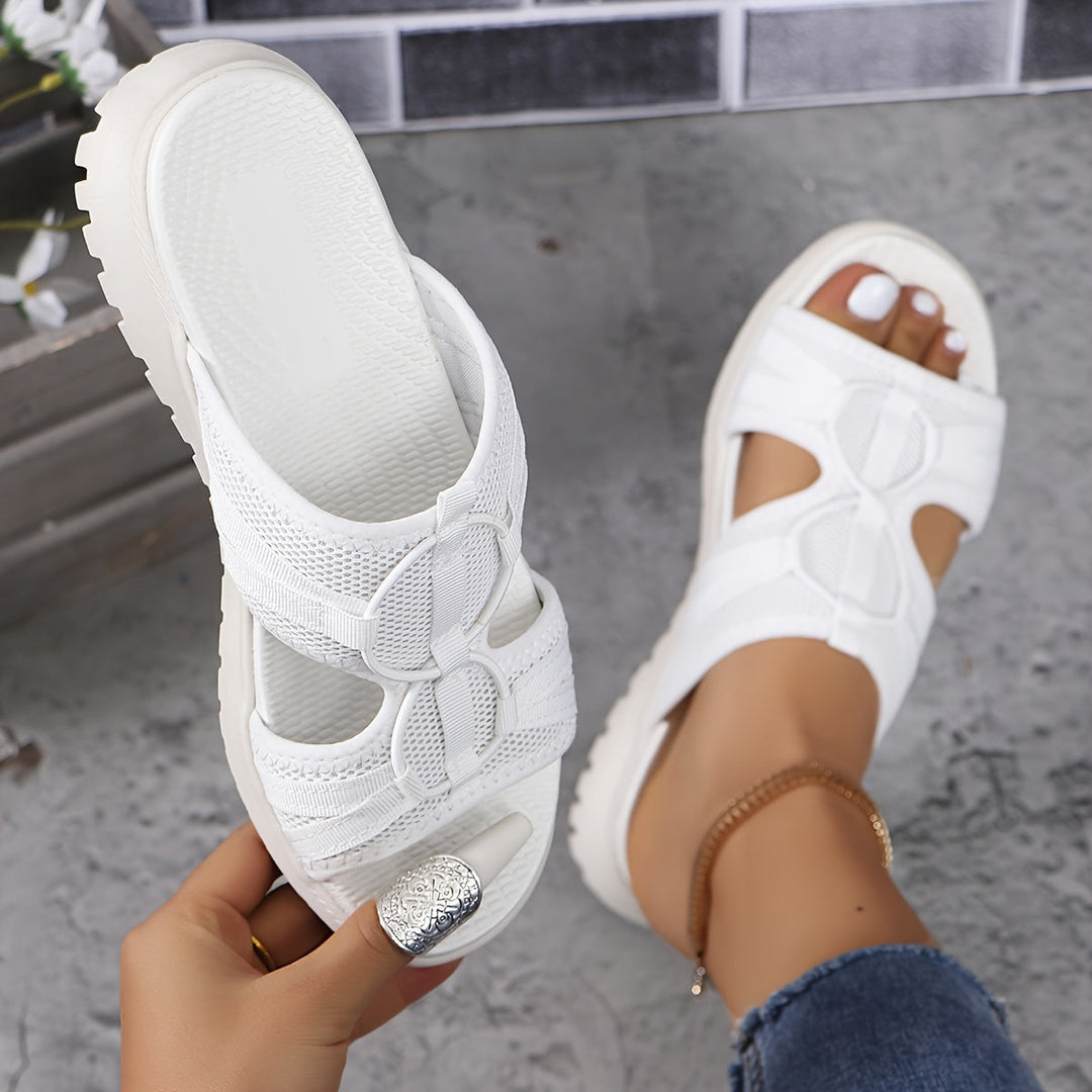 LunaraFlex™ Orthopedic Comfort Sandals | White / 5 | Toronty Ottawa