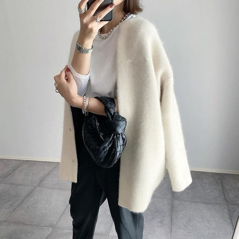 EMBER™ - ELEGANT CARDIGAN FOR STYLISH COMFORT | Khaki / XS | Toronty Ottawa