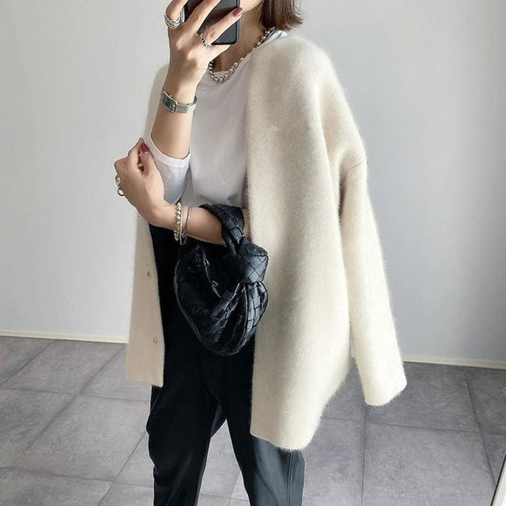 EMBER™ - ELEGANT CARDIGAN FOR STYLISH COMFORT | Khaki / XS | Toronty Ottawa