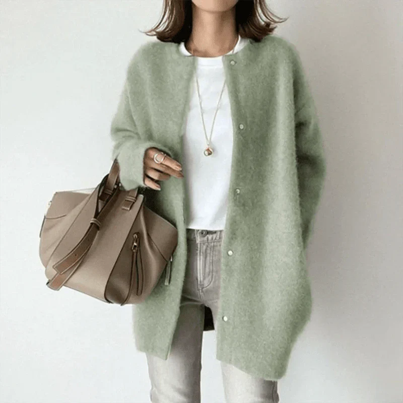 EMBER™ - ELEGANT CARDIGAN FOR STYLISH COMFORT | Green / XS | Toronty Ottawa