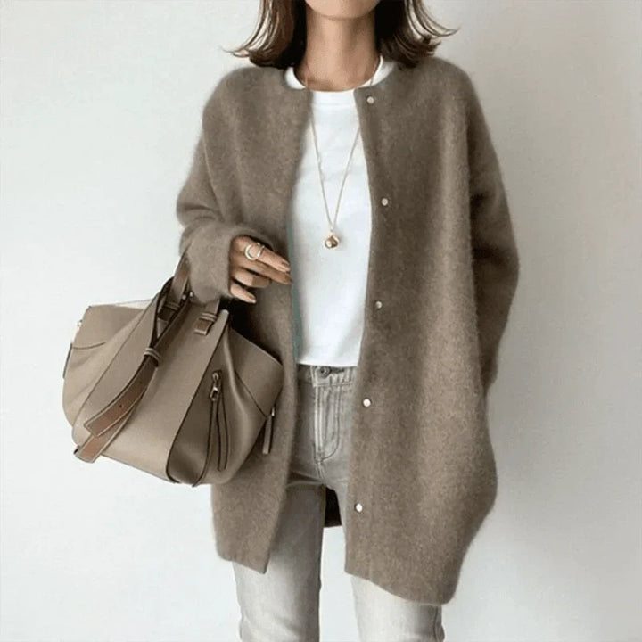 EMBER™ - ELEGANT CARDIGAN FOR STYLISH COMFORT | Coffee / XS | Toronty Ottawa