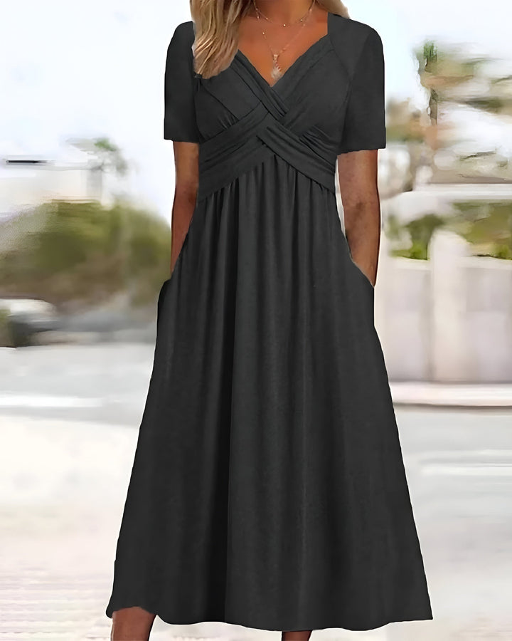 Lena - Timeless Elegance Dress | Black / S | Toronty Ottawa
