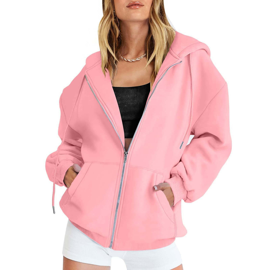 Verloft™ | Oversized Zip Hoodie | Pink / S | Toronty Ottawa
