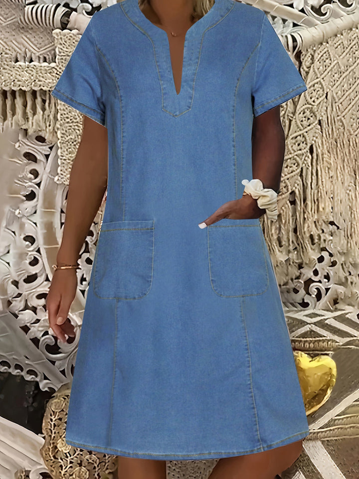 Marlowe Toronto™ | Light Denim Everyday Dress | Light Blue / S | Toronty Ottawa