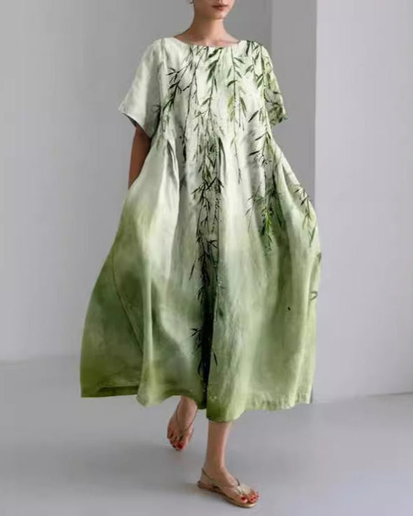 Sophie - The Floral Maxi Dress | Green / XS | Toronty Ottawa