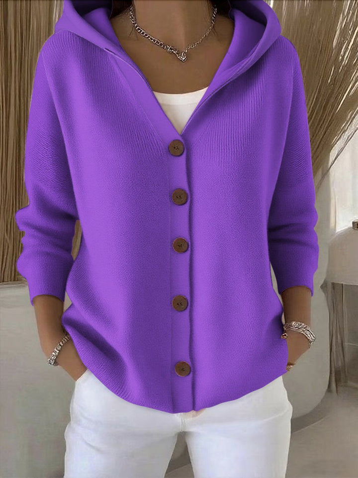 Élodie™ | Everyday Hooded Knit Cardigan