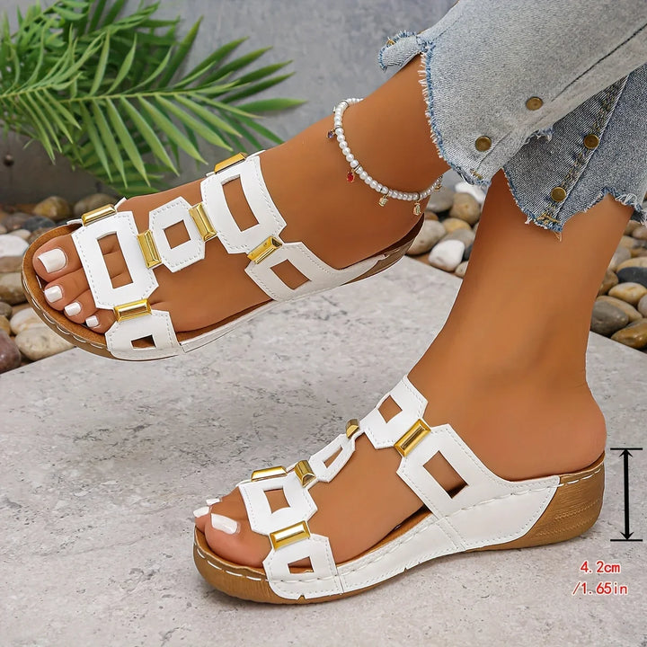 OrthoStride™ Comfort Sandal | White / 5 | Toronty Ottawa