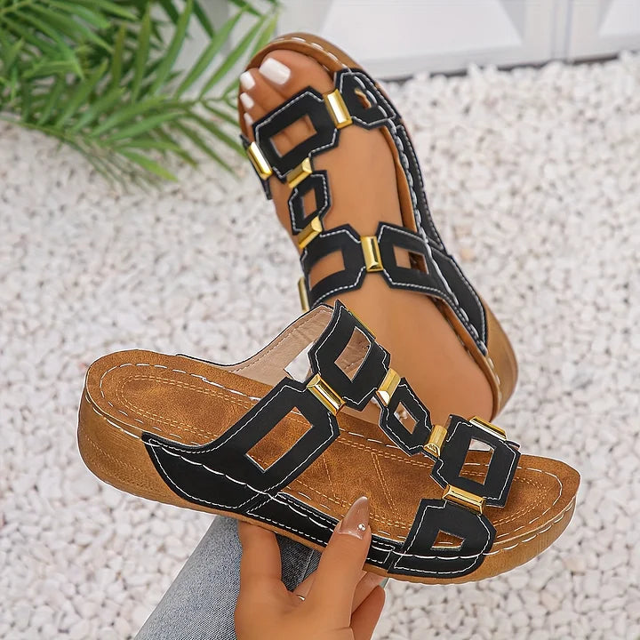 OrthoStride™ Comfort Sandal | Black / 5 | Toronty Ottawa