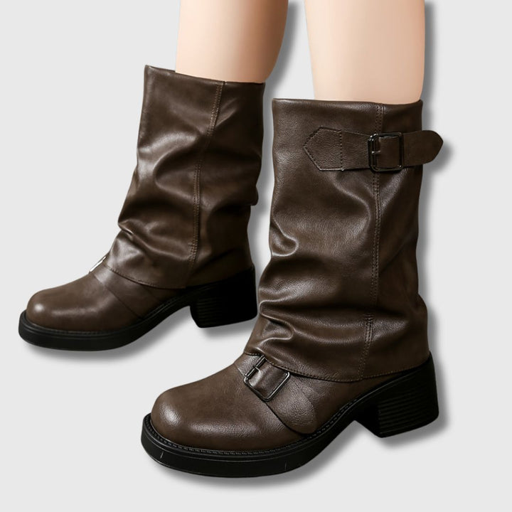 Romy™ | Modern Western Lace-Up Boots