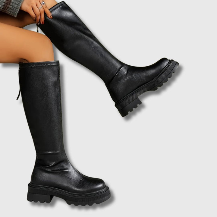 Esmée™ | Refined High-Heel Knee Boots