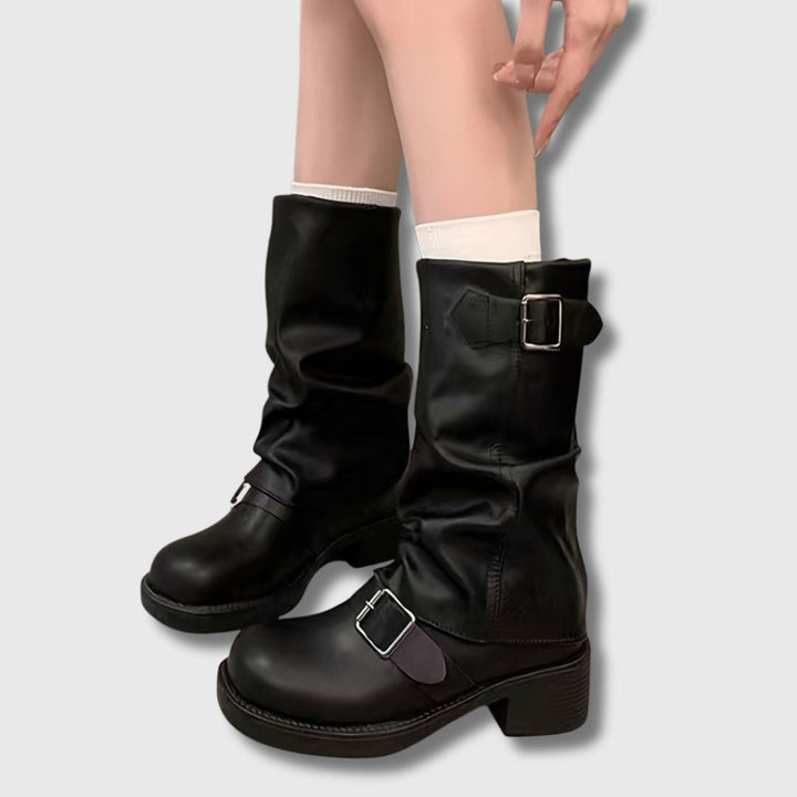 Romy™ | Modern Western Lace-Up Boots