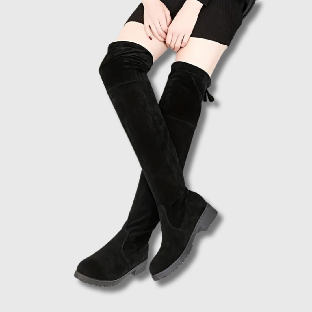 Oriane™ | Block Heel Over-the-Knee Boots