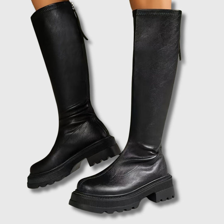 Esmée™ | Refined High-Heel Knee Boots