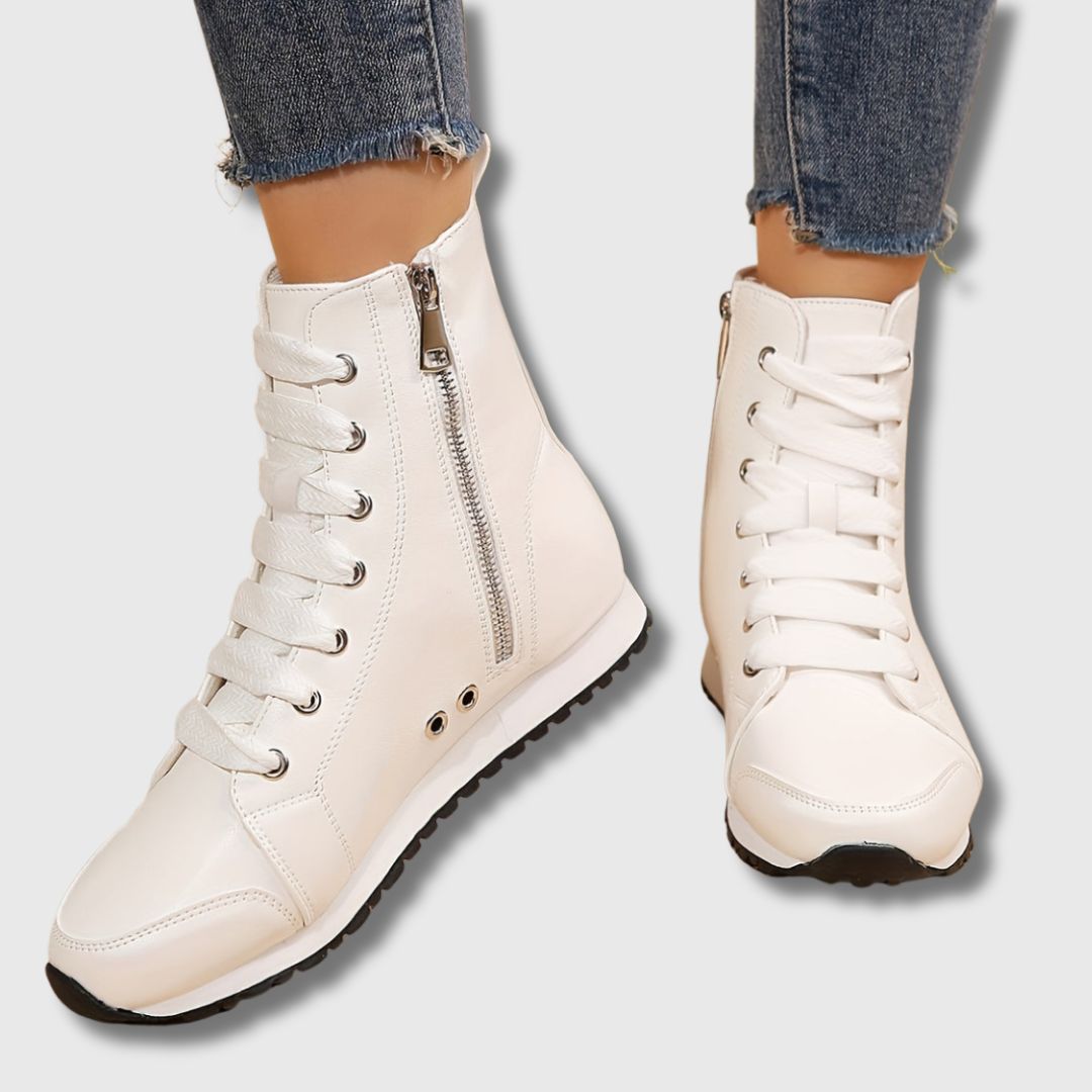 Nolwen™ | High-Top Two-Tone Comfort Sneakers