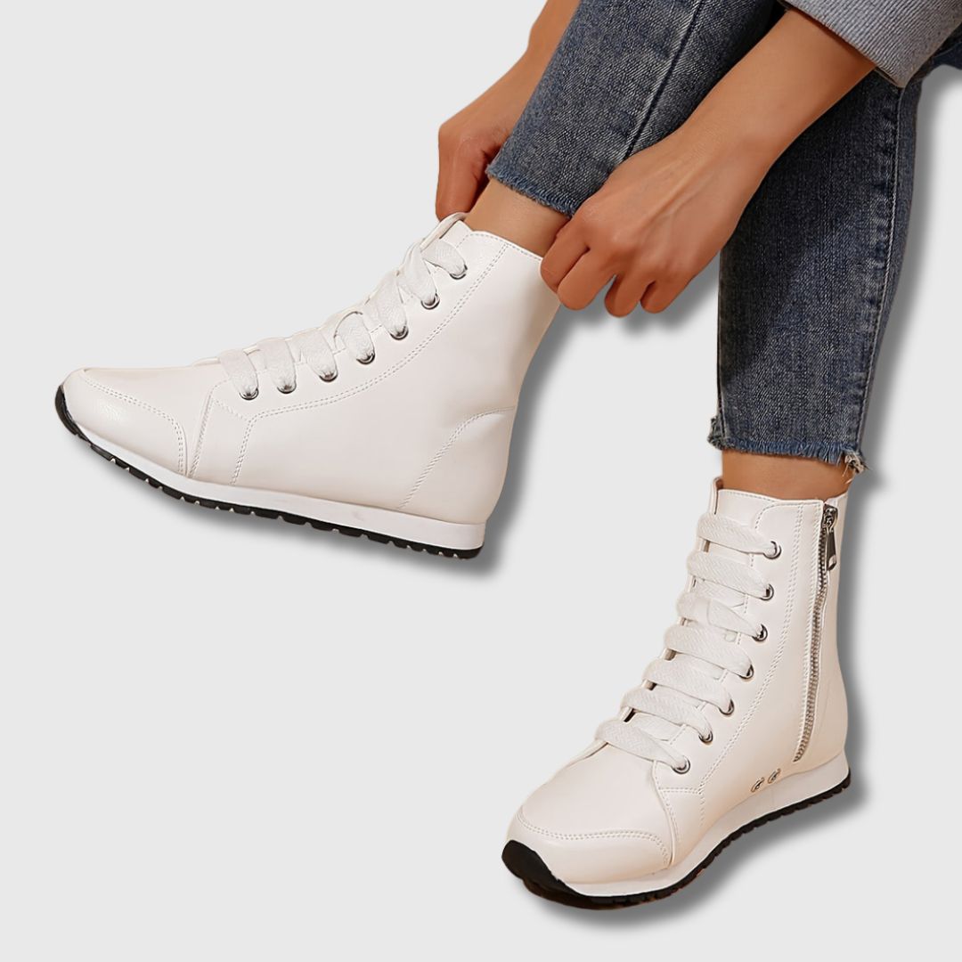 Nolwen™ | High-Top Two-Tone Comfort Sneakers