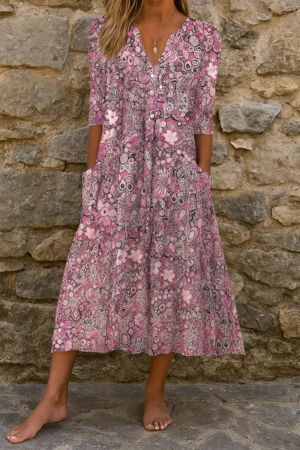 Elysian Ease Dress | Pink / S | Toronty Ottawa